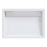 OMVIVO Elba 660mm Matte White Solid Surface Washplane