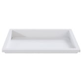 OMVIVO Elba 660mm Matte White Solid Surface Washplane