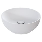 OMVIVO Neve 380mm Round Above Counter Basin with Overflow