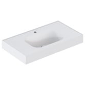 OMVIVO Mia 900mm Matte White Wall Hung Basin with Overflow