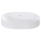 OMVIVO Mono 475mm Pill Semi-Inset Basin with Overflow