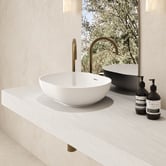 OMVIVO Neve 500mm Pill Above Counter Basin with Overflow