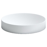 OMVIVO Mono 440mm Round Semi-Inset Basin with Overflow