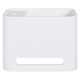 OMVIVO Mod 420mm Matte White Wall Hung Basin with Overflow