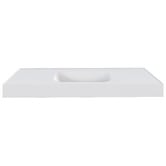 OMVIVO Mia 1200mm Matte White Wall Hung Basin with Overflow