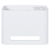 OMVIVO Mod 420mm Matte White Wall Hung Basin with Overflow