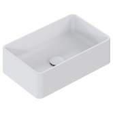 OMVIVO Mod 480mm Matte White Above Counter Basin
