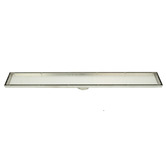Radiant Tile Insert 100mm Linear Shower Grate With 38mm Outlet