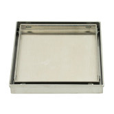Radiant Tile Insert Stainless Steel Floor Waste With 90mm Outlet