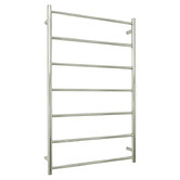 Radiant Non-Heated 700 x 1130mm 7 Bar Round Towel Rail