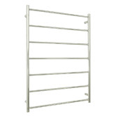 Radiant Non-Heated 800 x 1130mm Mirror Polished Round Towel Rail