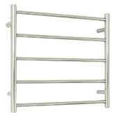 Radiant 600 x 550mm Mirror Polished Round Towel Rail