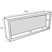 Radiant Thermaniche 1000 x 90mm Rectangle Pre-waterproofed Shower Niche