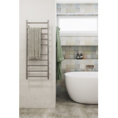Radiant 430 x 1100mm Round Heated Towel Rail