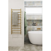Radiant 430 x 1100mm Round Heated Towel Rail