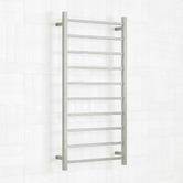 Radiant 600 x 1200mm 10 Bar Square Heated Towel Rail