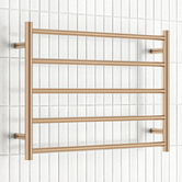 Radiant 750 x 550mm Round Heated Towel Rail
