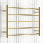 Radiant 750 x 550mm Round Heated Towel Rail