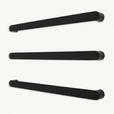 Radiant Flat-Faced 800mm Single Heated Towel Rail