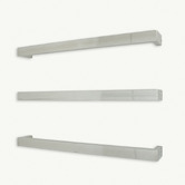 Radiant Square 650mm Single Heated Towel Rail