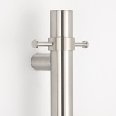 Radiant Round 950mm Heated Vertical Towel Rail