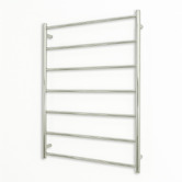 Radiant Non-Heated 800 x 1130mm Mirror Polished Round Towel Rail