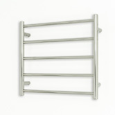 Radiant 600 x 550mm Mirror Polished Round Towel Rail