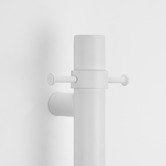 Radiant Vertical Heated Towel Rail Hook | Temple & Webster