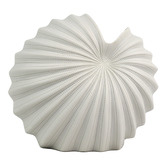 Living Green Decor White Spiral Oceania Vase