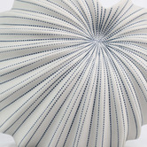 Living Green Decor Ink Pinstripe Spiral Oceania Vase