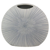 Living Green Decor Ink Pinstripe Sea Urchin Oceania Vase