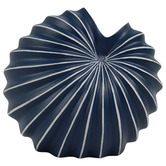 Living Green Decor Blue Spiral Oceania Vase