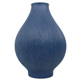 Living Green Decor 20.5cm Blue Nautilus Oceania Vase