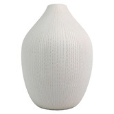 Living Green Decor White Myrtea Oceania Vase