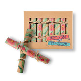 Crackers for Bonbons 8 Piece Flowering Gum Christmas Cracker Set