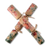 Crackers for Bonbons Red Flower Hand Made Christmas Crackers