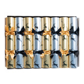 Crackers for Bonbons 8 Piece Reindeer Luxury Christmas Cracker Set