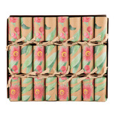 Crackers for Bonbons 8 Piece Flowering Gum Christmas Cracker Set