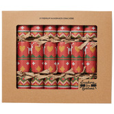 Crackers for Bonbons Knitted Reindeer &amp; Tree Christmas Crackers