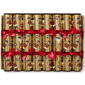 Crackers for Bonbons Gold Toy Soldier Luxury Christmas Crackers