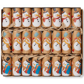 Crackers for Bonbons Penguin &amp; Snowman Novelty Christmas Crackers