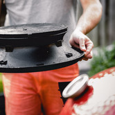Kamado Joe Kamado Big Joe SloRoller with Cooking Rack