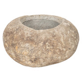 Alfresco Style Medium Stone Bowl Planter