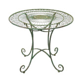 Alfresco Style Adeline Round Steel Outdoor Dining Table