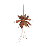 Alfresco Style Fleur Steel Hanging Garden Ornament