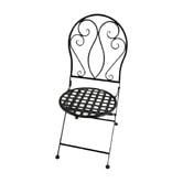 Alfresco Style Luella Steel Outdoor Foldable Dining Chairs