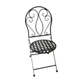 Alfresco Style Luella Steel Outdoor Foldable Dining Chairs