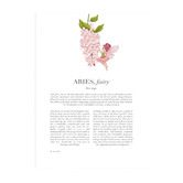 Tiny Tots Prints Pink Zodiac Aries Child Printed Wall Art