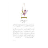 Tiny Tots Prints Purple Zodiac Leo Child Printed Wall Art