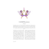 Tiny Tots Prints Purple Zodiac Gemini Child Printed Wall Art